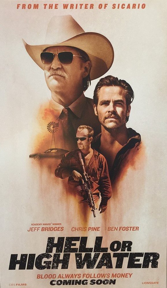 پوستر «اگر سنگ از آسمان ببارد»(hell or high water)